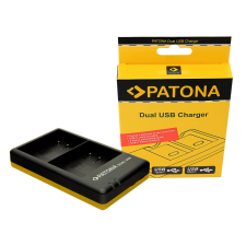 PATONA Dual Akku Töltő Panasonic DMW-BLF19E - USB-C kábellel (1942) digitális fényképező akkumulátor töltő