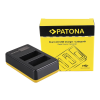 PATONA Fujifilm NP-W126S Töltő - Fuji W126S NPW126 Akkumulátor Utazó-Dupla Töltő (Charger)