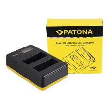PATONA Nikon EN-EL14 Dupla LCD USB töltő digitális fényképező akkumulátor töltő