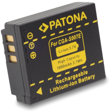 PATONA Panasonic CGA-S007E Li-Ion 1000mAh Li-Ion digitális fényképező akkumulátor