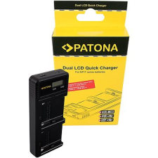 PATONA Photo Dual LCD LCD-hez Sony F550 / F750 / F970 - USB digitális fényképező akkumulátor töltő