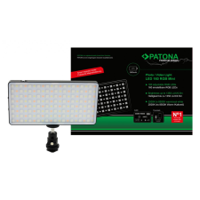 PATONA prémium LED fotó- és videólámpa 160 állítható RGB LED stúdió lámpa