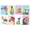 Pátria Nyomda Pigna: Animal Rainbow négyzetrácsos füzet, A4 - többféle