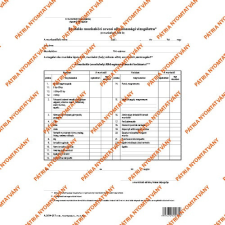 Pátria Nyomtatvány Beutaló munkaköri alkalmassági vizsgálatra szabadlap A/4 álló nyomtatvány