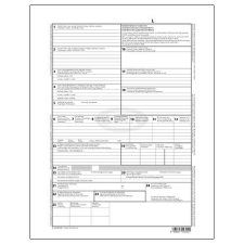 Pátria Nyomtatvány CMR Fuvarlevél leporelló 240x12" 6 példányos 350 garn/doboz nyomtatvány