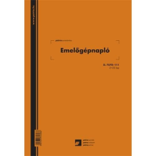 Pátria Nyomtatvány Emelőgépnapló 2+25 lapos A/4 álló nyomtatvány