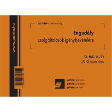 Pátria Nyomtatvány Engedély szolgáltatások igénybevételére nyomtatvány