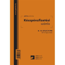 Pátria Nyomtatvány Készpénzfizetési számla 50x2 lapos tömb A/5 álló nyomtatvány