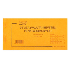 Pátria Nyomtatvány Nyomtatvány deviza bevételi pénztárbizonylat nyomtatvány