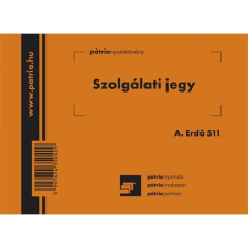 Pátria Nyomtatvány Szolgálati jegy 50x2 lapos tömb A/6 fekvő nyomtatvány