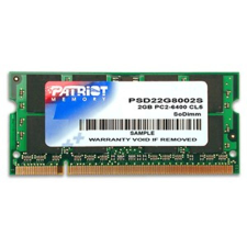 Patriot Memory DDR2 2GB CL5 PC2-6400 (800MHz) SODIMM memory module memória (ram)