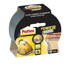 Pattex Power Tape Ragasztószalag, extra erős, kézzel téphető (10m x 48mm) ezüst színű ragasztószalag