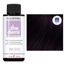 Paul Mitchell - The Demi Féltartós Hajszínező - 3V Lila Sötétbarna 60ml hajfesték, színező