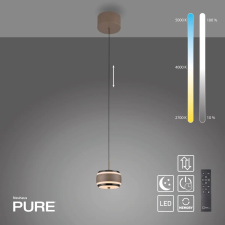 Paul Neuhaus modern függeszték pure falling rings barna króm pln2503-97 világítás