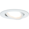 Paulmann 93448 Nova beépíthető lámpa, kerek, billenthető, fehér, 2700K melegfehér, Coin foglalat, 460 lm, IP23 (PL93448)