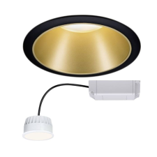Paulmann ColeCoin Zigbee LED-es beépíthető lámpa fekete-arany (93395) (P93395) - Mennyezeti világítótestek világítás