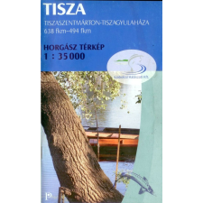 Paulus Tisza horgász térkép Paulus 2009 1:35 000 Tiszaszentmárton - Tiszagyulaháza térkép