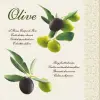 Paw Decor Collection P.W.SDL038000 Olive papírszalvéta 33x33cm,20db-os