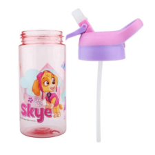 Paw Patrol Mancs őrjárat, szippantócsöves gyermek ivó palack, 600 ml, rózsaszín/lila babaétkészlet