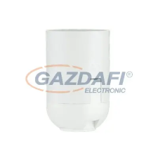 PAWBOL D.3005B izzófoglalat, műanyag, E27, 60W, fehér, 230V izzó