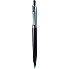  PAX Golyóstoll, 0,8 mm, nyomógombos, dobozban, fekete tolltest, kék toll