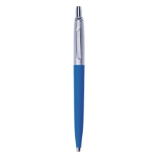 Pax Golyóstoll, 0,8 mm, nyomógombos, tengerkék tolltest, PAX, kék toll