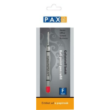 Pax Golyóstollbetét, 0,8 mm, PAX, piros tollbetét