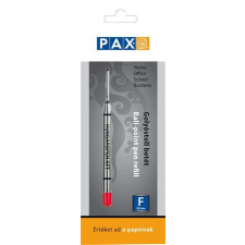 Pax Golyóstollbetét, 0,8 mm, PAX, piros tollbetét