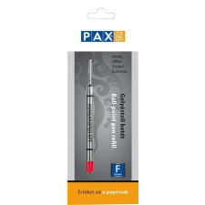 Pax Golyóstollbetét, 0,8 mm, PAX, piros tollbetét