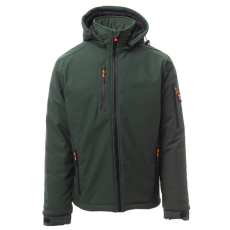 PAYPER Creek Pad Téli Bélelt Softshell Kabát Erdőzöld - 5XL