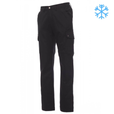 PAYPER Forest Polar Téli Bélelt Fekete Munkásnadrág - 3XL