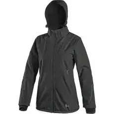 PAYPER NEVADA 123011980094-L NŐI SOFTSHELL KABÁT, FEKETE (L)