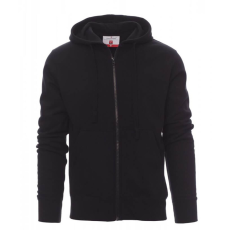 PAYPER Portland Fekete Cipzáros Kapucnis Pulóver - 2XL
