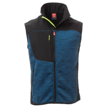 PAYPER Tour Softshell betétes mellény Kék/Fekete - 5XL munkaruha