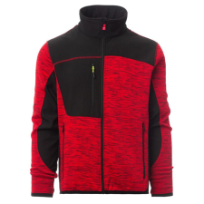 PAYPER Travel Piros/Fekete Cipzáras Pulóver - 5XL munkaruha