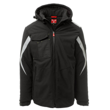 PAYPER Wonder Pad Bélelt Softshell Fekete Télikabát - S munkaruha