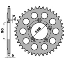 PBR acél hátsó lánckerék 1026 - 520 egyéb motorkerékpár alkatrész