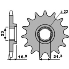 PBR acél standard első lánckerék 443 - 520 egyéb motorkerékpár alkatrész