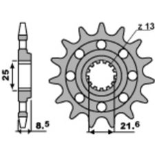 PBR Acél Standard Első Láncszem 2179 - 520 egyéb motorkerékpár alkatrész