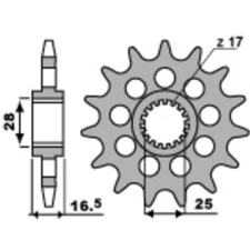 PBR Acél Standard Első Láncszem 2187 - 520 egyéb motorkerékpár alkatrész