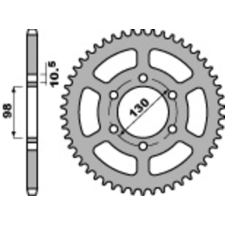 PBR acél standard hátsó lánckerék 483 - 630 egyéb motorkerékpár alkatrész