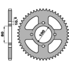 PBR Acél Standard Hátsó Láncsor 4533 - 428 egyéb motorkerékpár alkatrész