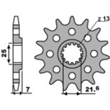 PBR Racing Acél Standard Első Láncszem 2167 - 520 egyéb motorkerékpár alkatrész