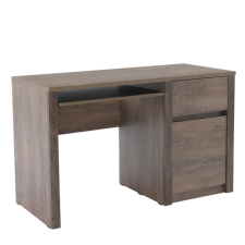  PC asztal, sötét tölgy lefkas, MONTANA B1 bútor