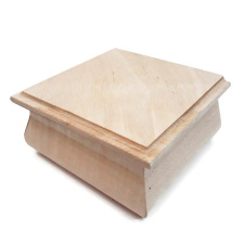 PC Fa doboz 12cm x 12cm x 5cm dekorációs kellék