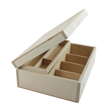 PC Fa doboz varrósdoboz 21cm x 12cm x 11cm dekorációs kellék