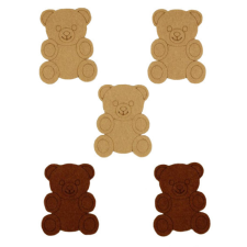 PC Filcfigura - Maci 5 darabos csomag dekorációs kellék