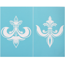 PC Szita stencil - Anjou liliomok 215mm x 275mm dekorációs kellék