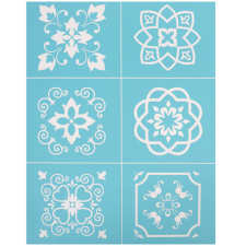 PC Szita stencil - Csempék 215mm x 275mm dekorációs kellék