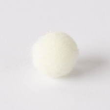 PC Zsenília pompon 1 cm - világosbézs dekorációs kellék